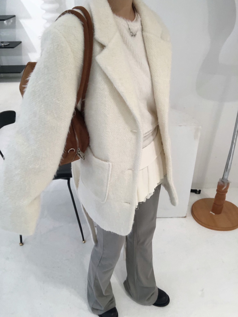 GLITTER東大門㊣代購女裝新品真品人氣熱賣職業休閑夾克含腰帶GLITTER夾克