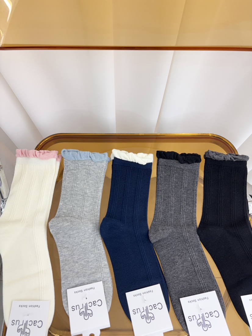 CACTUS-Q韓國代購㊣女士新品職業推薦25秋冬真品休閑人氣襪子CACTUS十雙起/可混搭襪子