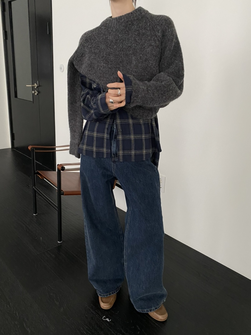 MOVENNE東大門㊣直郵女士新款休閑時尚25秋冬人氣真品牛仔褲MOVENNE牛仔褲
