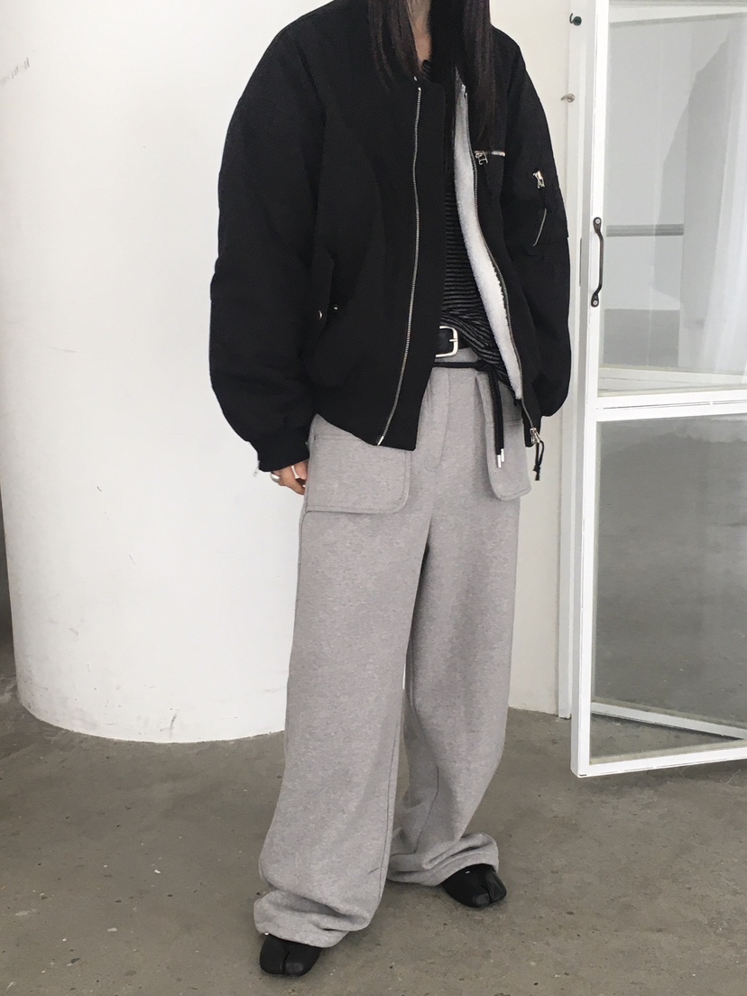 MONDAYMORING東大門㊣直郵女裝新品推薦25秋冬休閑褲不含腰帶絨MONDAYMORING休閑褲