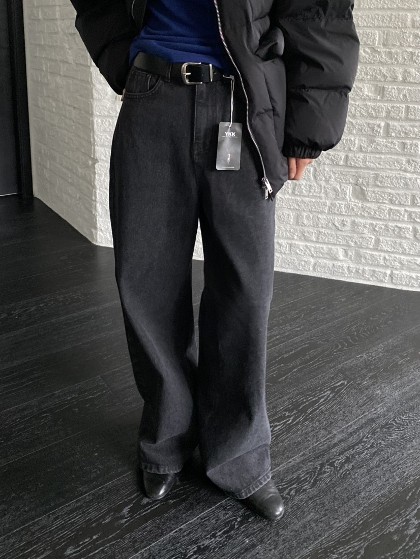 MOVENNE東大門㊣實拍女裝新品職業休閑熱賣人氣25秋冬牛仔褲MOVENNE牛仔褲