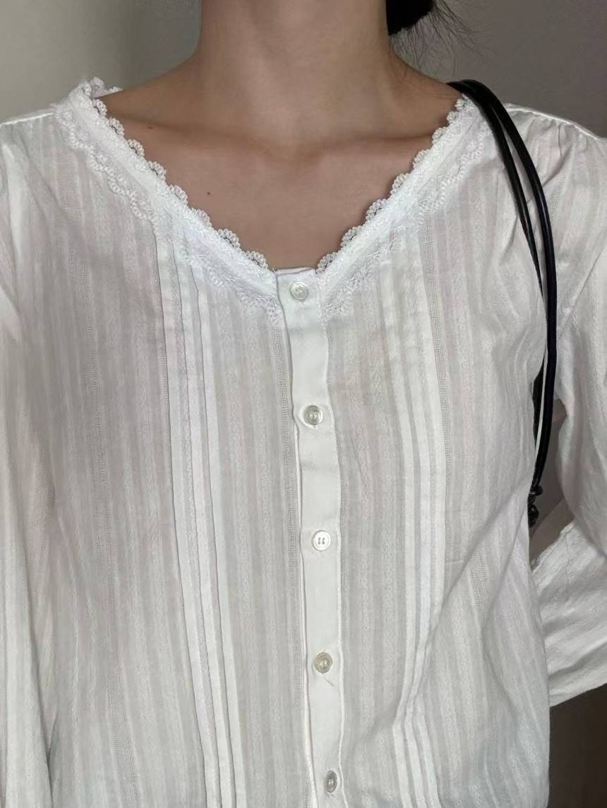 COME HERE東大門㊣代購女裝新品真品休閑推薦熱賣襯衫蕾絲衫COME HERE襯衫/蕾絲衫