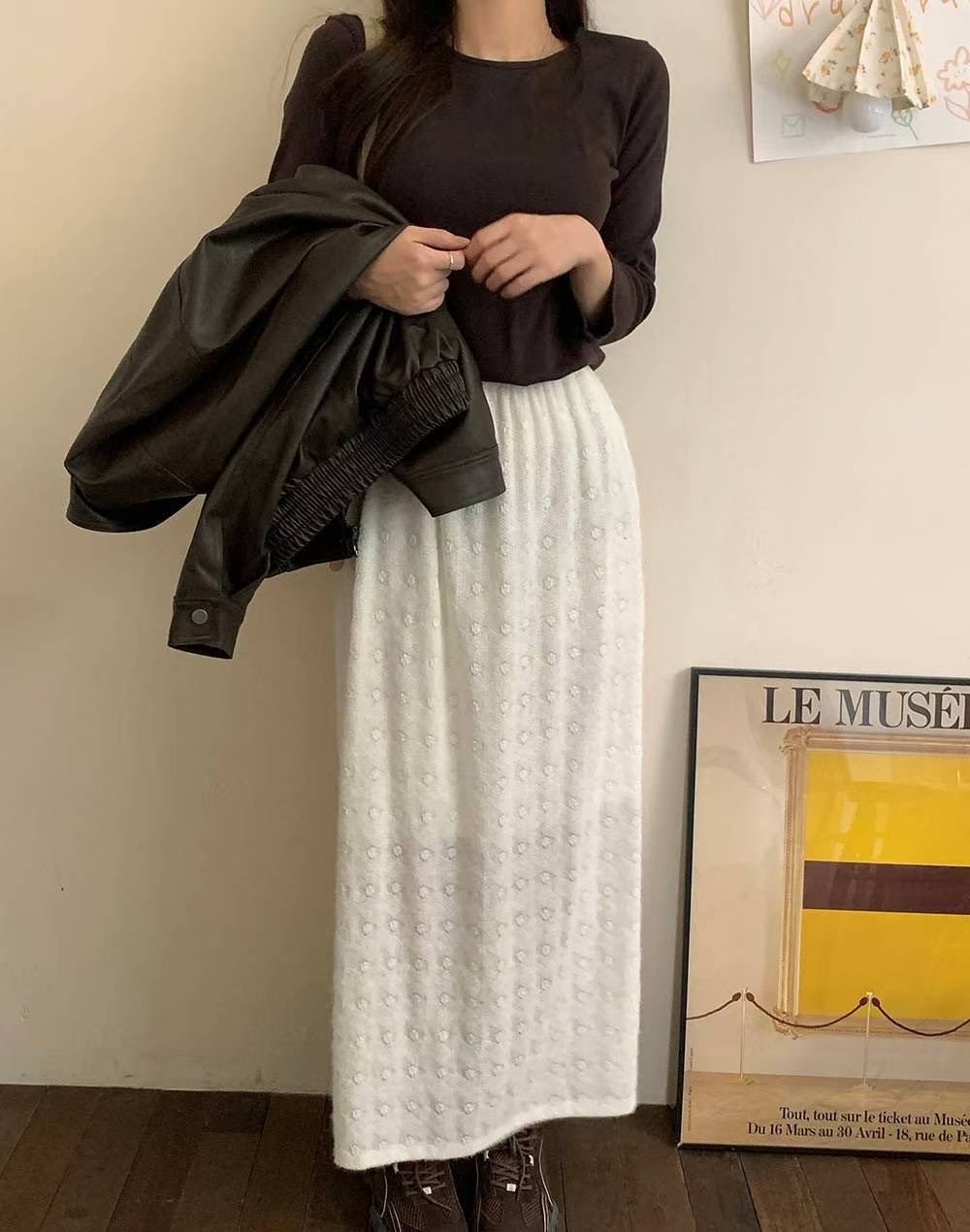 COME HERE東大門㊣直郵女士新款職業熱賣真品25秋冬時尚長裙COME HERE長裙