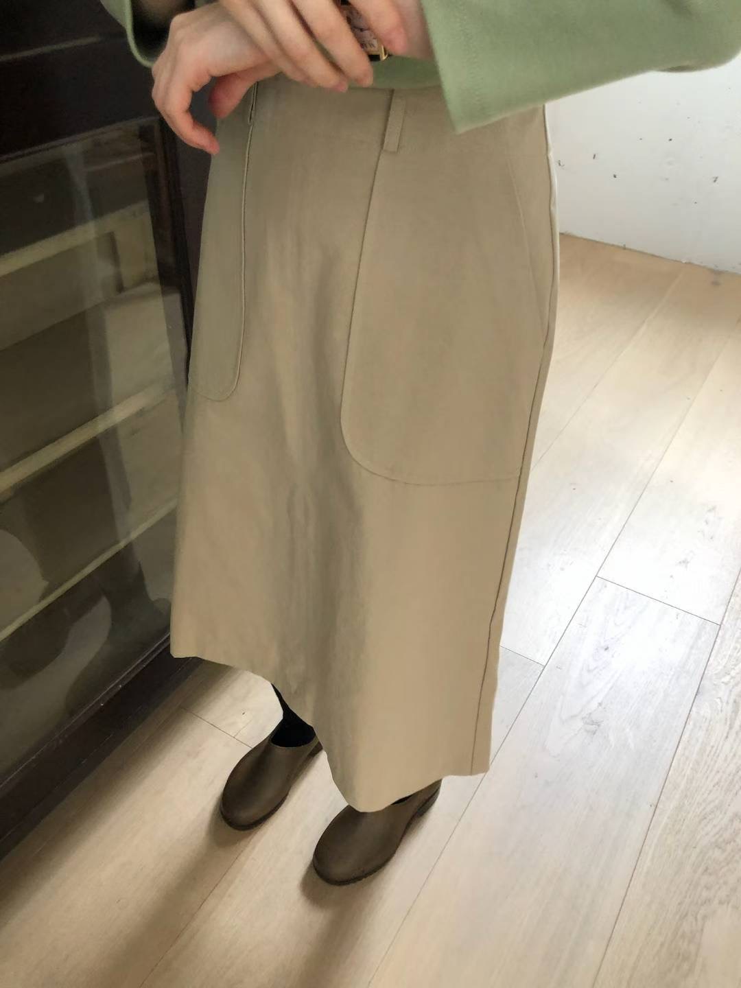 COME HERE東大門㊣代購女裝新款真品25秋冬時尚人氣休閑長裙COME HERE長裙圖色2