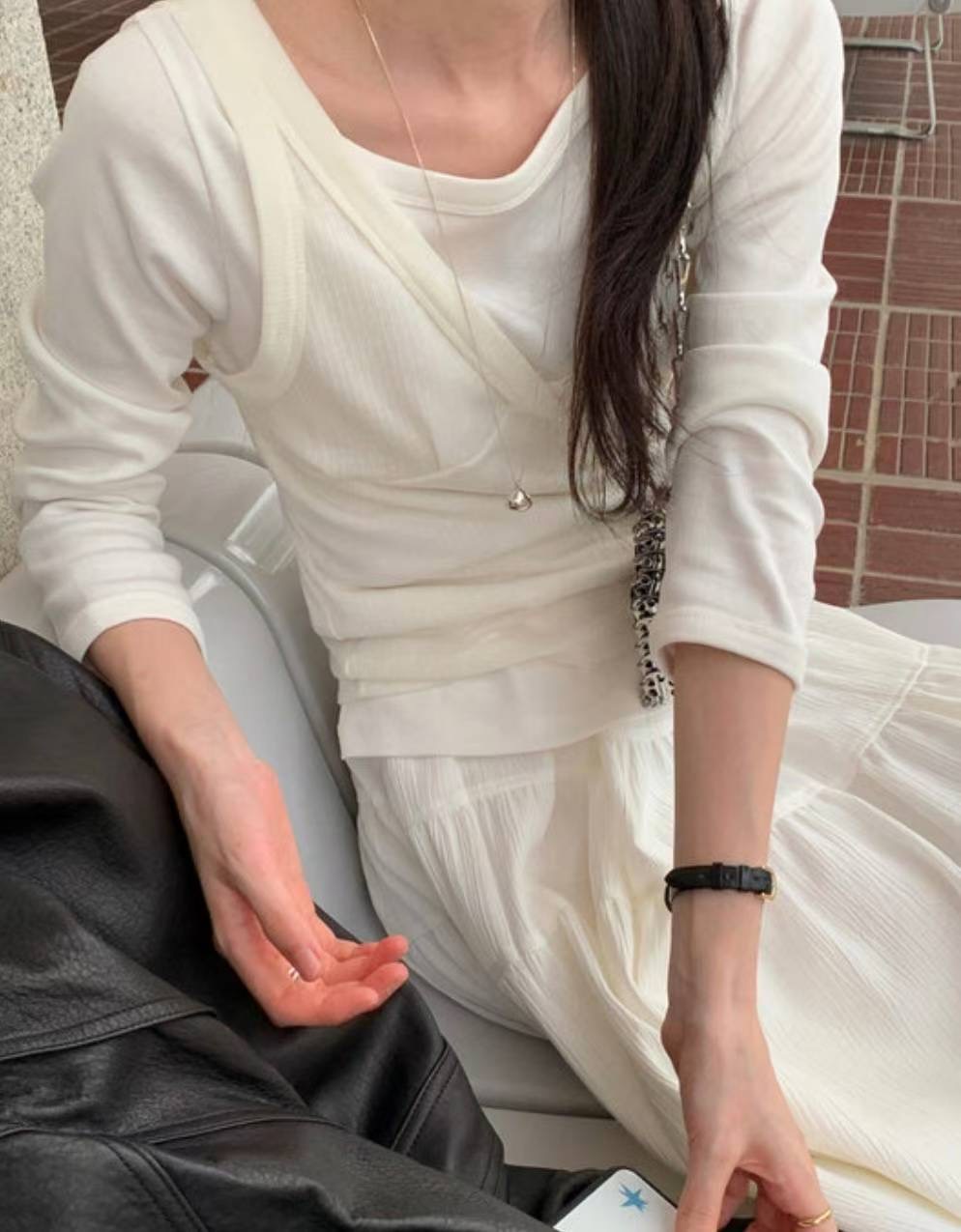 COME HERE東大門㊣直郵女裝新品熱賣人氣25秋冬休閑套裝套裝COME HERE套裝圖色3