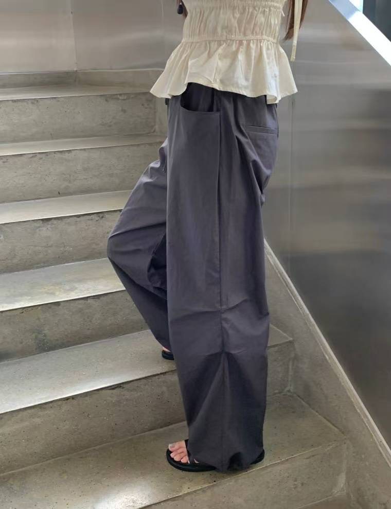 COME HERE東大門㊣直郵女裝新品職業人氣25秋冬真品休閑褲COME HERE休閑褲