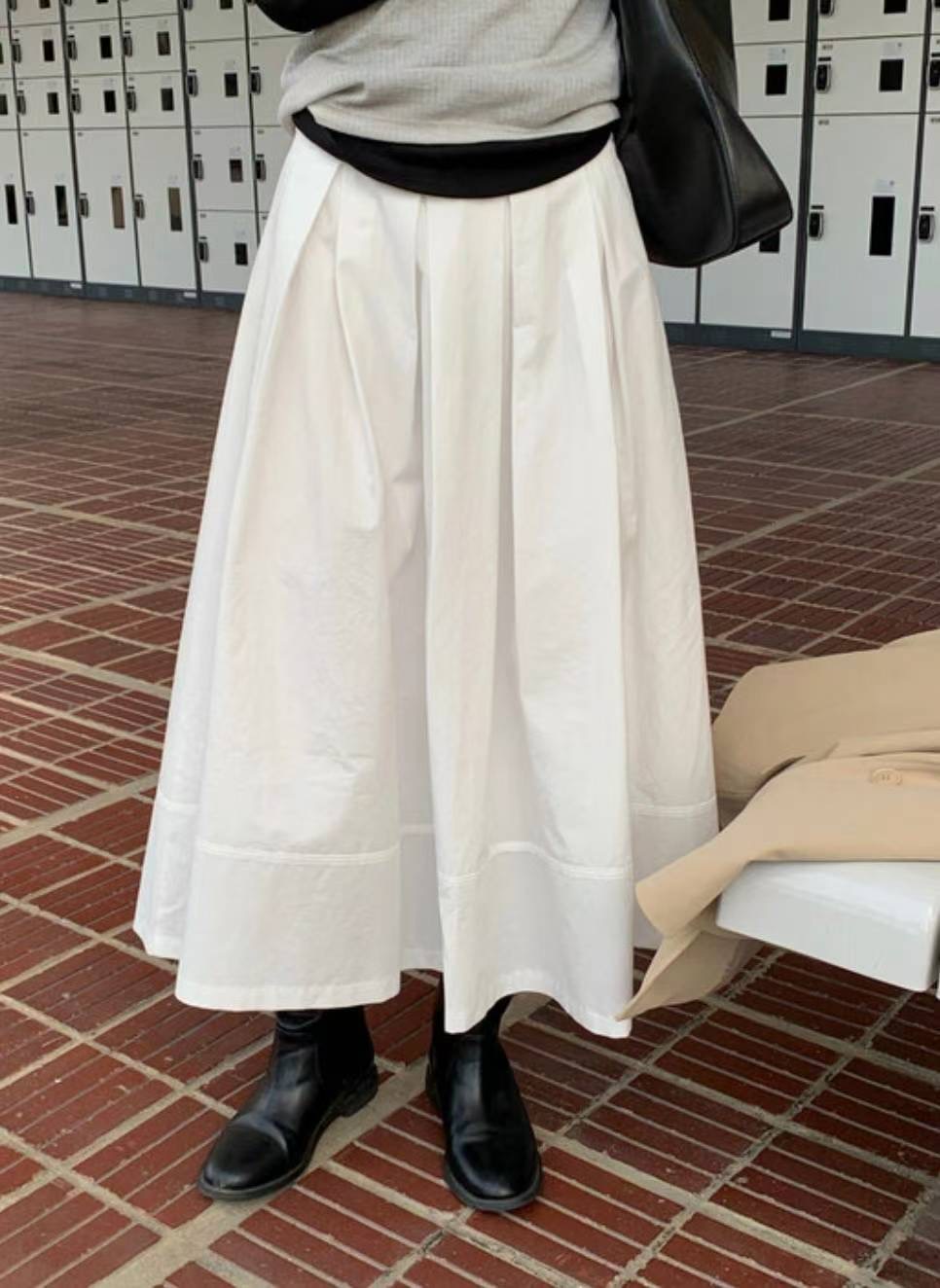 COME HERE東大門㊣實拍女士新品職業推薦時尚長裙不含腰包COME HERE長裙圖色1