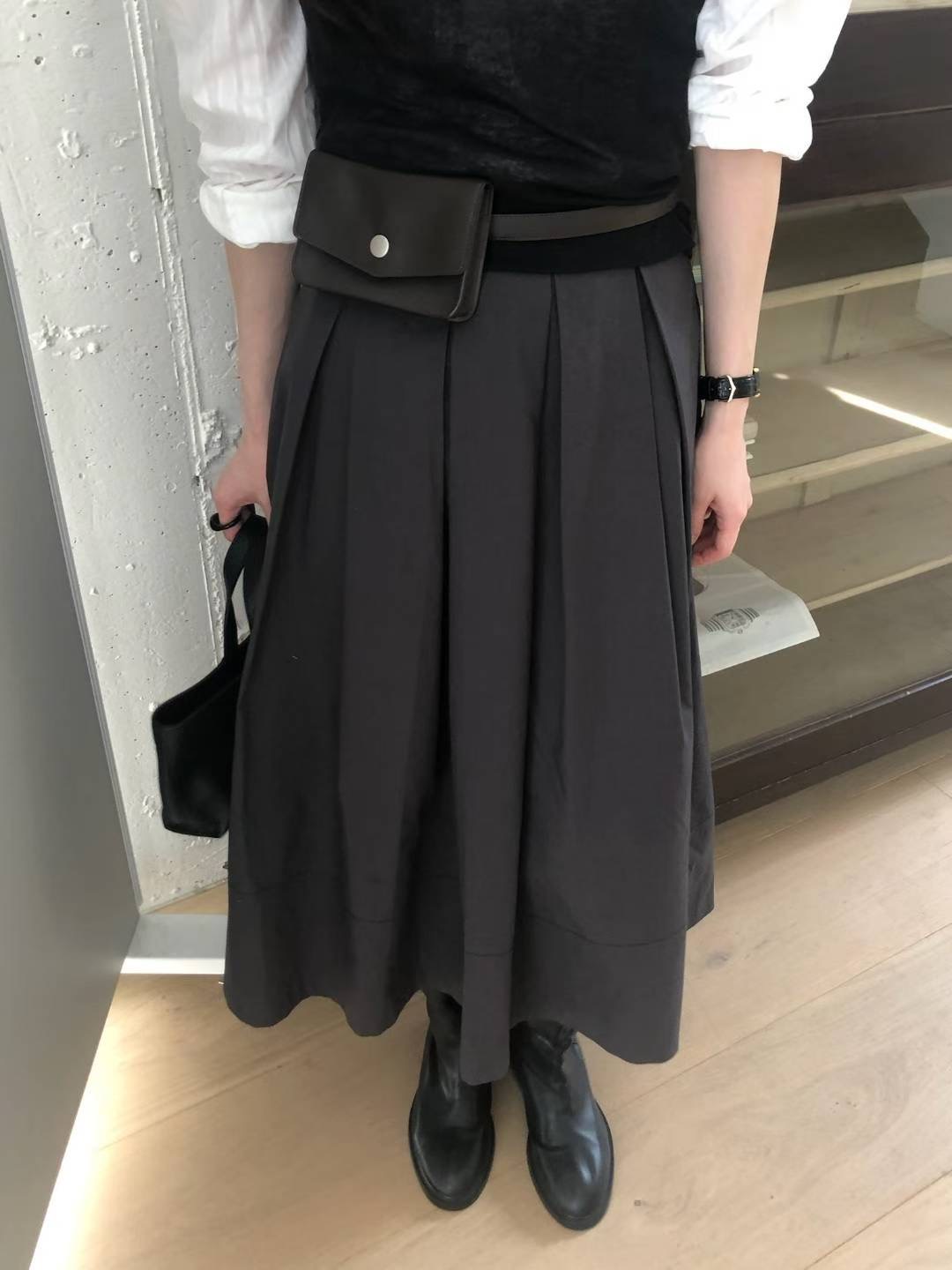 COME HERE東大門㊣實拍女士新品職業推薦時尚長裙不含腰包COME HERE長裙圖色2