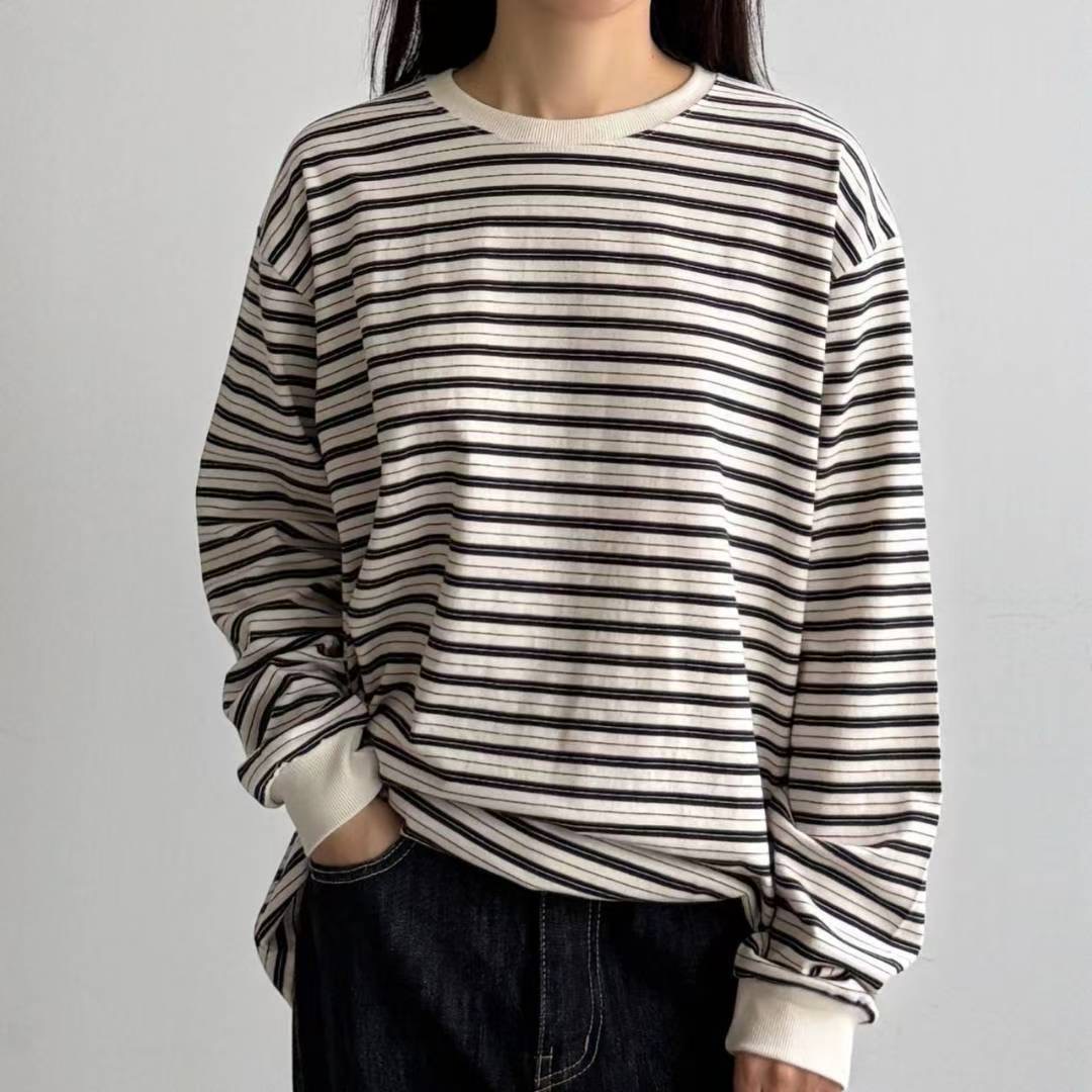 ABLE CO東大門㊣代購女裝新款推薦休閑真品熱賣人氣長袖T恤ABLE CO長袖T恤圖色1