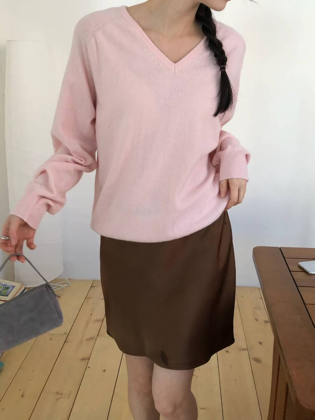 COME HERE東大門㊣代購女士新款真品熱賣休閑推薦時尚針織衫COME HERE針織衫圖色4