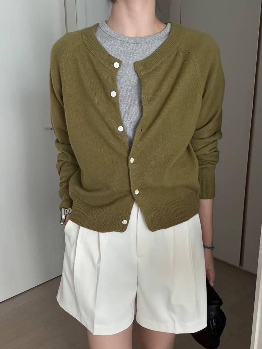 COME HERE東大門㊣實拍女裝新品真品人氣時尚針織衫插肩開衫COME HERE針織衫圖色5