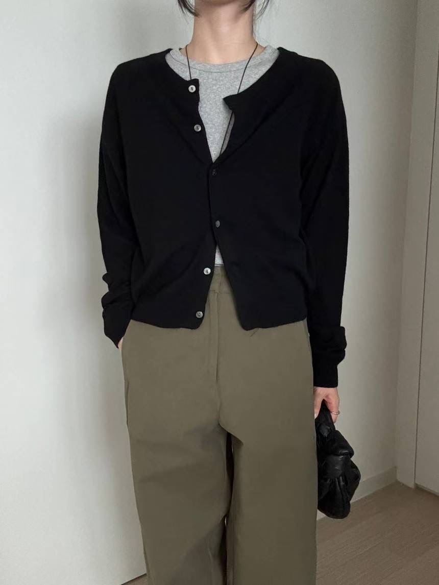 COME HERE東大門㊣實拍女裝新品真品人氣時尚針織衫插肩開衫COME HERE針織衫圖色6