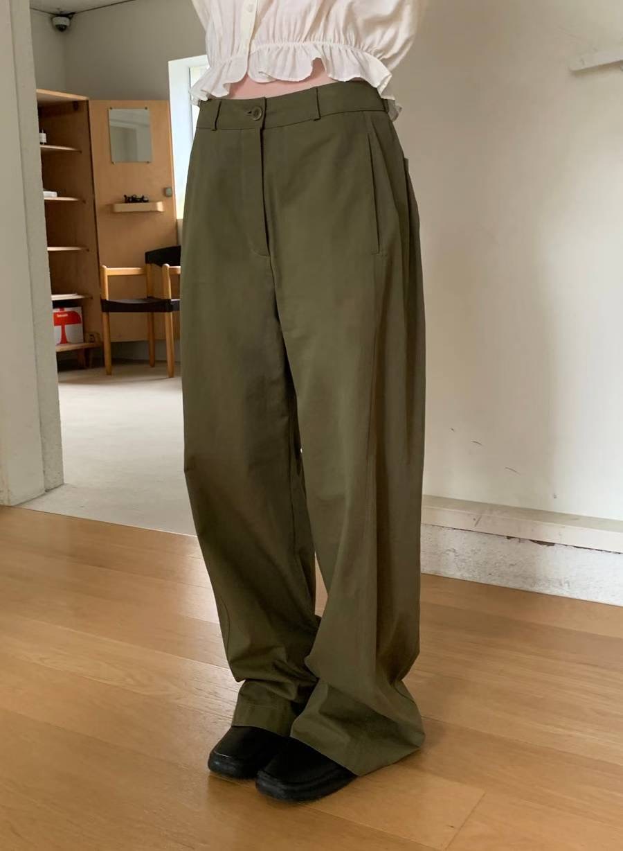 COME HERE東大門㊣代購女裝新款真品休閑人氣時尚職業休閑褲COME HERE休閑褲圖色1