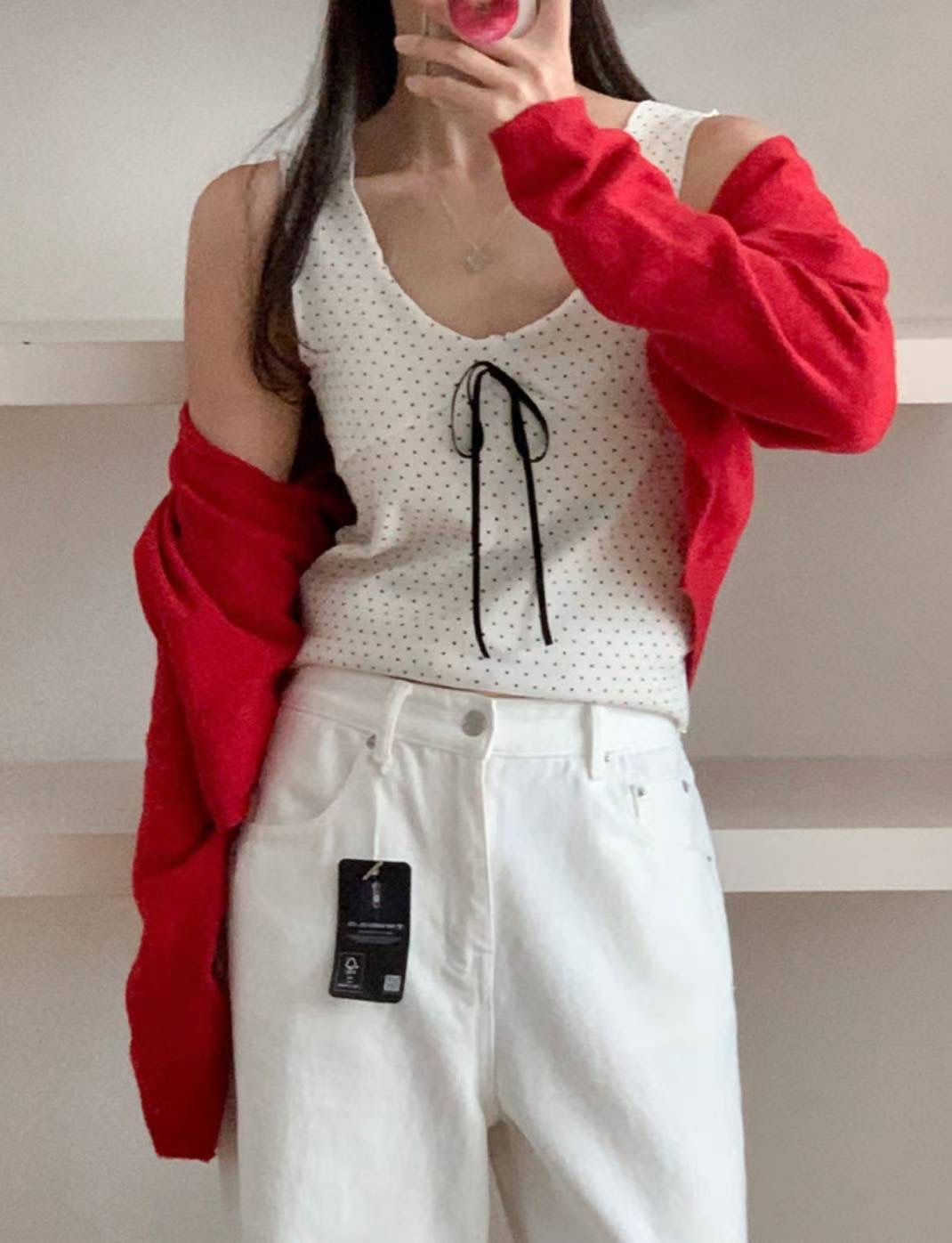 COME HERE東大門㊣實拍女裝新款熱賣25秋冬時尚真品吊帶背心COME HERE吊帶/背心