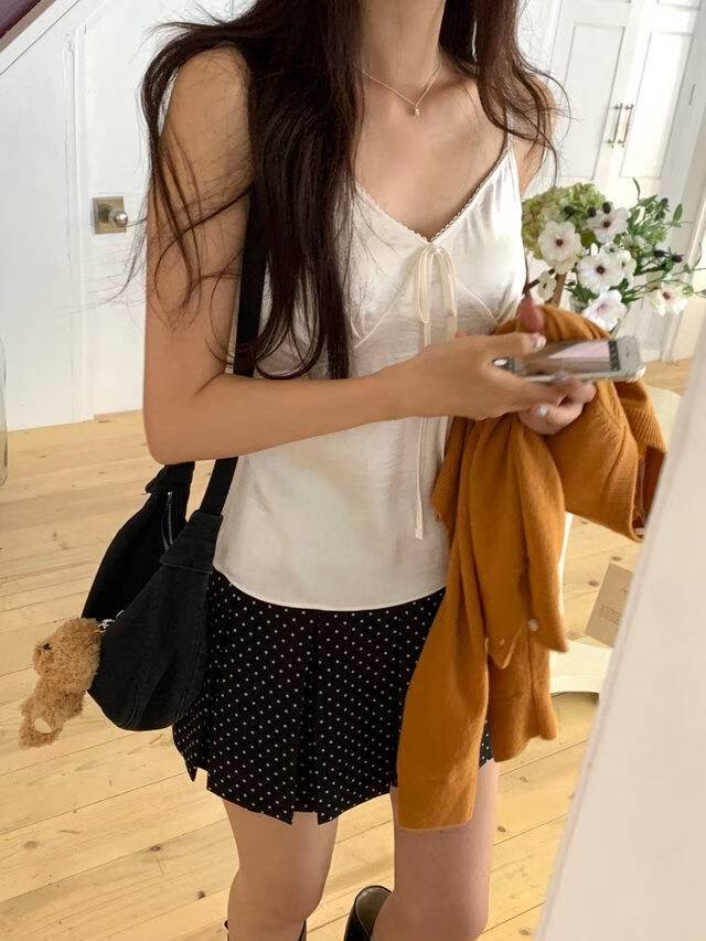 COME HERE東大門㊣代購女裝新品25秋冬推薦熱賣職業吊帶背心COME HERE吊帶/背心