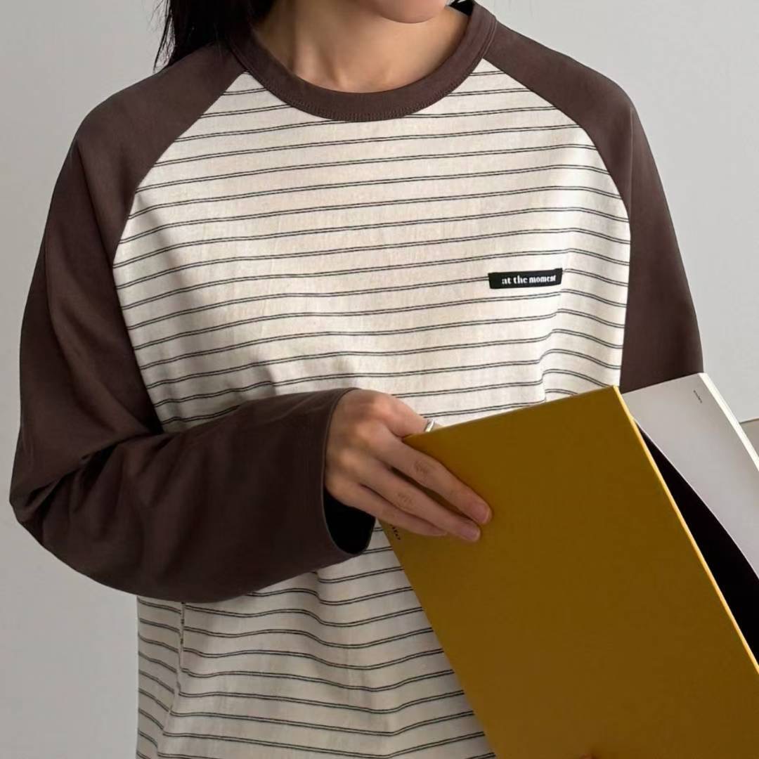 ABLE CO韓國直郵㊣女士新品熱賣職業休閑推薦人氣時尚長袖T恤ABLE CO長袖T恤