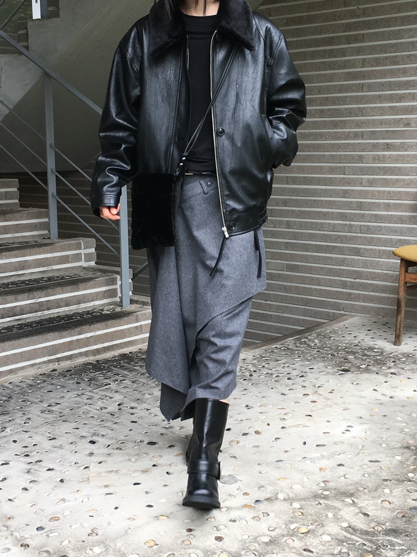MONDAYMORING東大門㊣代購女士新款人氣熱賣休閑時尚夾克皮革MONDAYMORING夾克