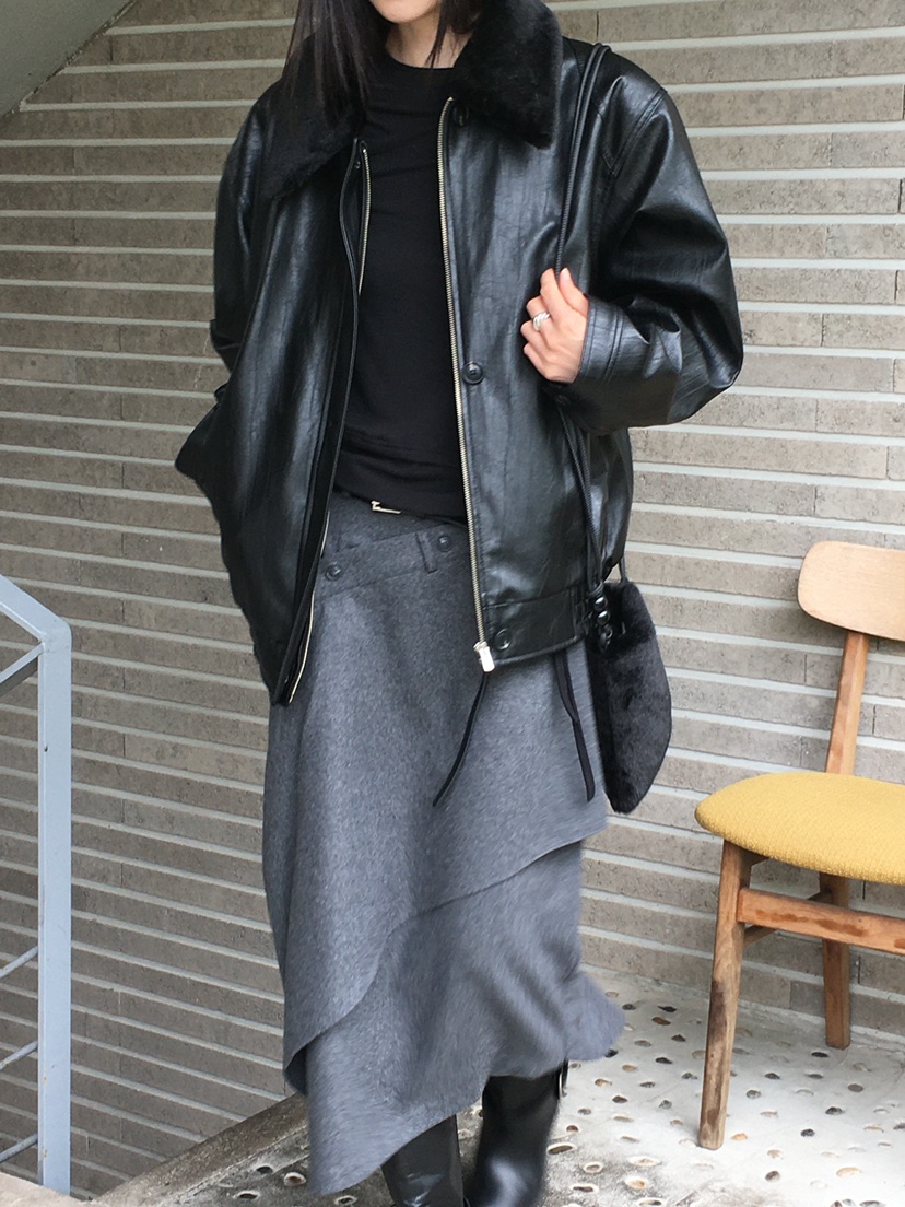 MONDAYMORING東大門㊣代購女士新款人氣熱賣休閑時尚夾克皮革MONDAYMORING夾克