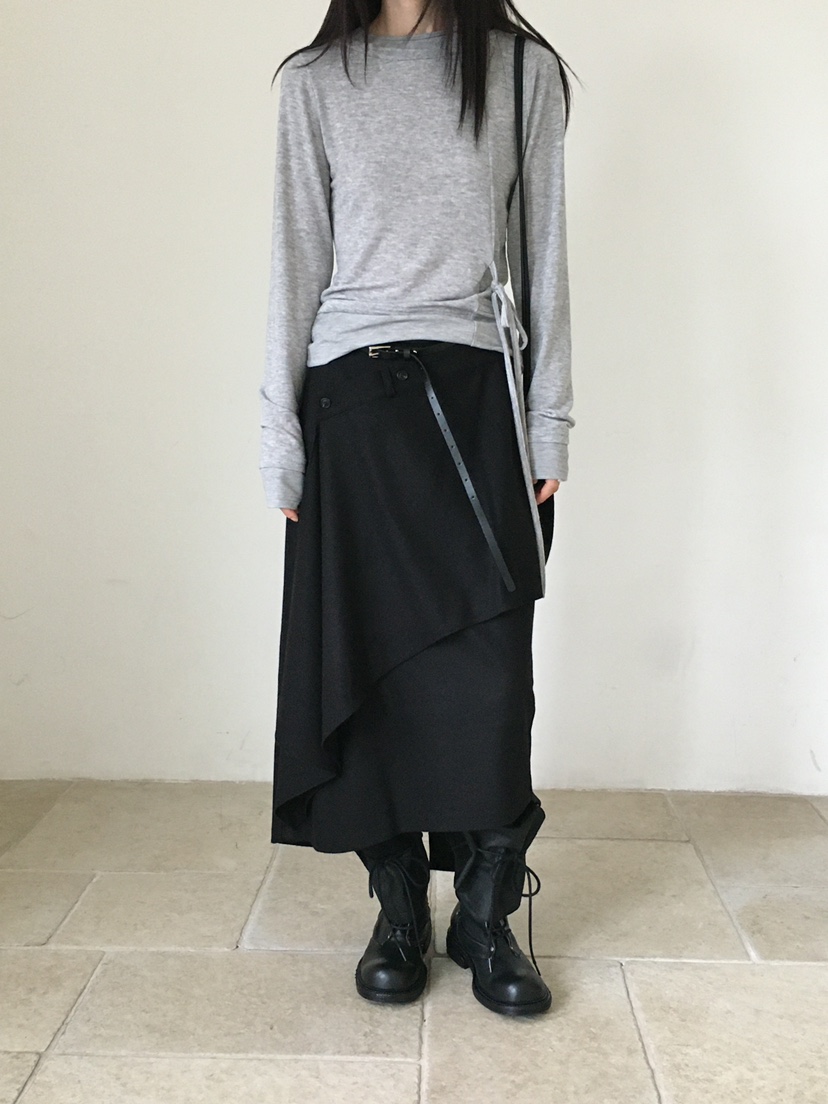 MONDAYMORING韓國直郵㊣女裝新款休閑25秋冬時尚人氣長裙羊毛MONDAYMORING長裙