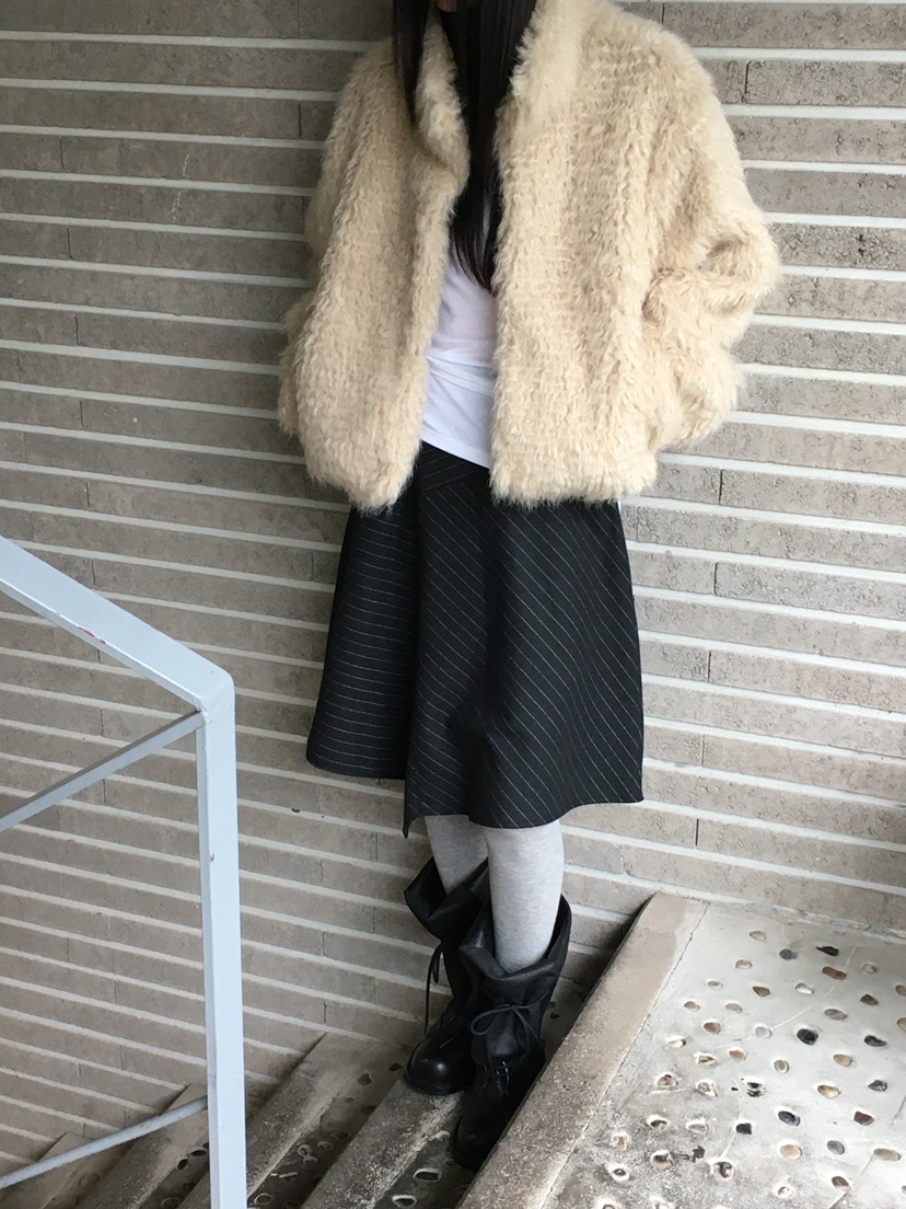 MONDAYMORING韓國代購㊣女士新款時尚推薦25秋冬夾克美利奴羊毛MONDAYMORING夾克