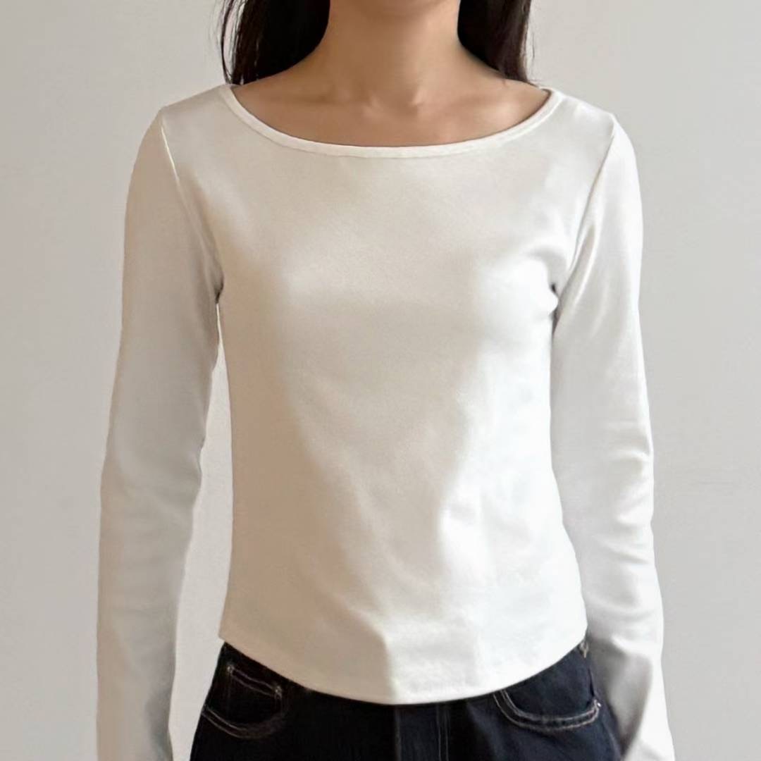 ABLE CO東大門㊣實拍女裝新品人氣熱賣25秋冬時尚職業長袖T恤ABLE CO長袖T恤