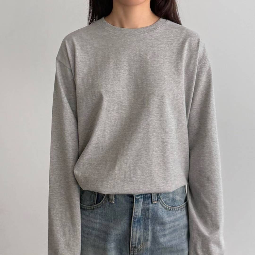 ABLE CO韓國代購㊣女裝新品推薦人氣熱賣25秋冬真品長袖T恤ABLE CO長袖T恤圖色2