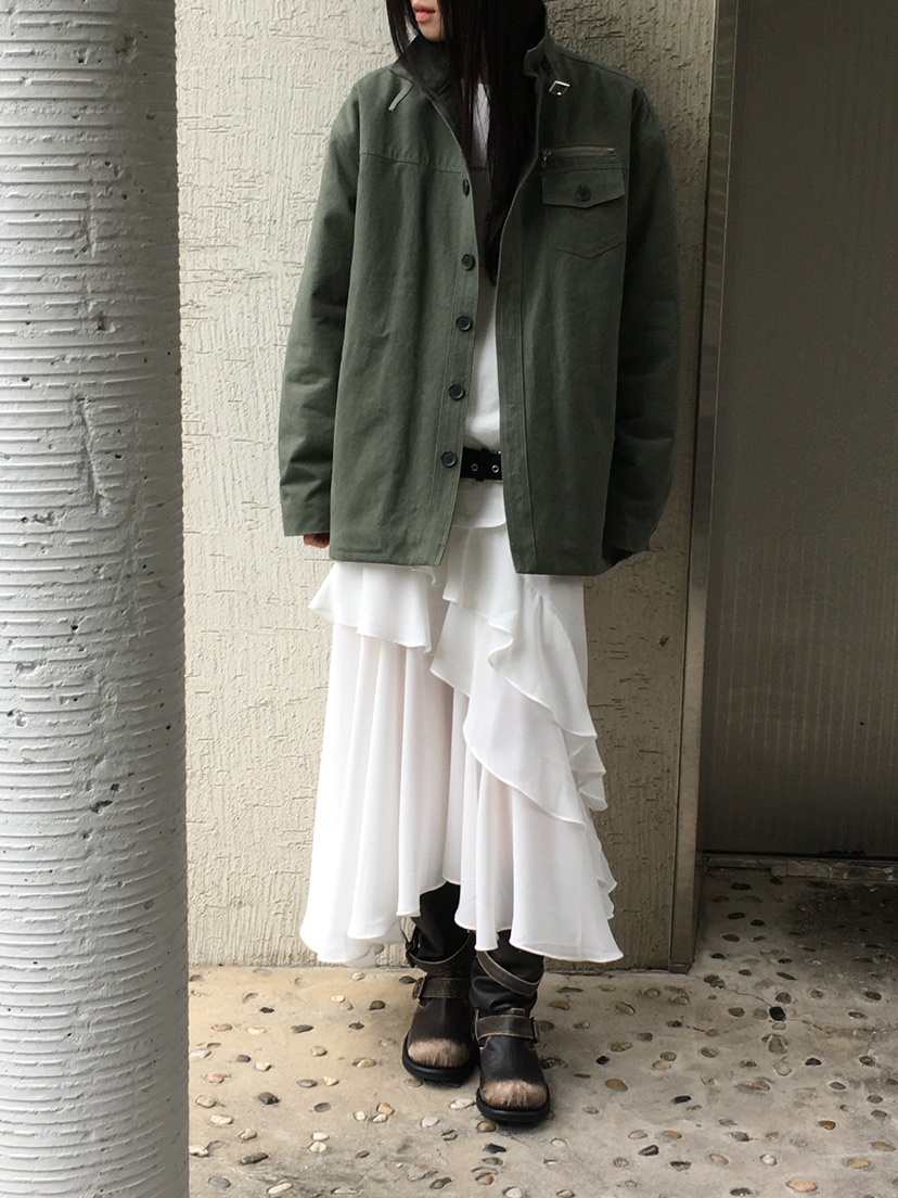 MONDAYMORING韓國代購㊣女裝新品時尚真品熱賣休閑長裙雪紡MONDAYMORING長裙