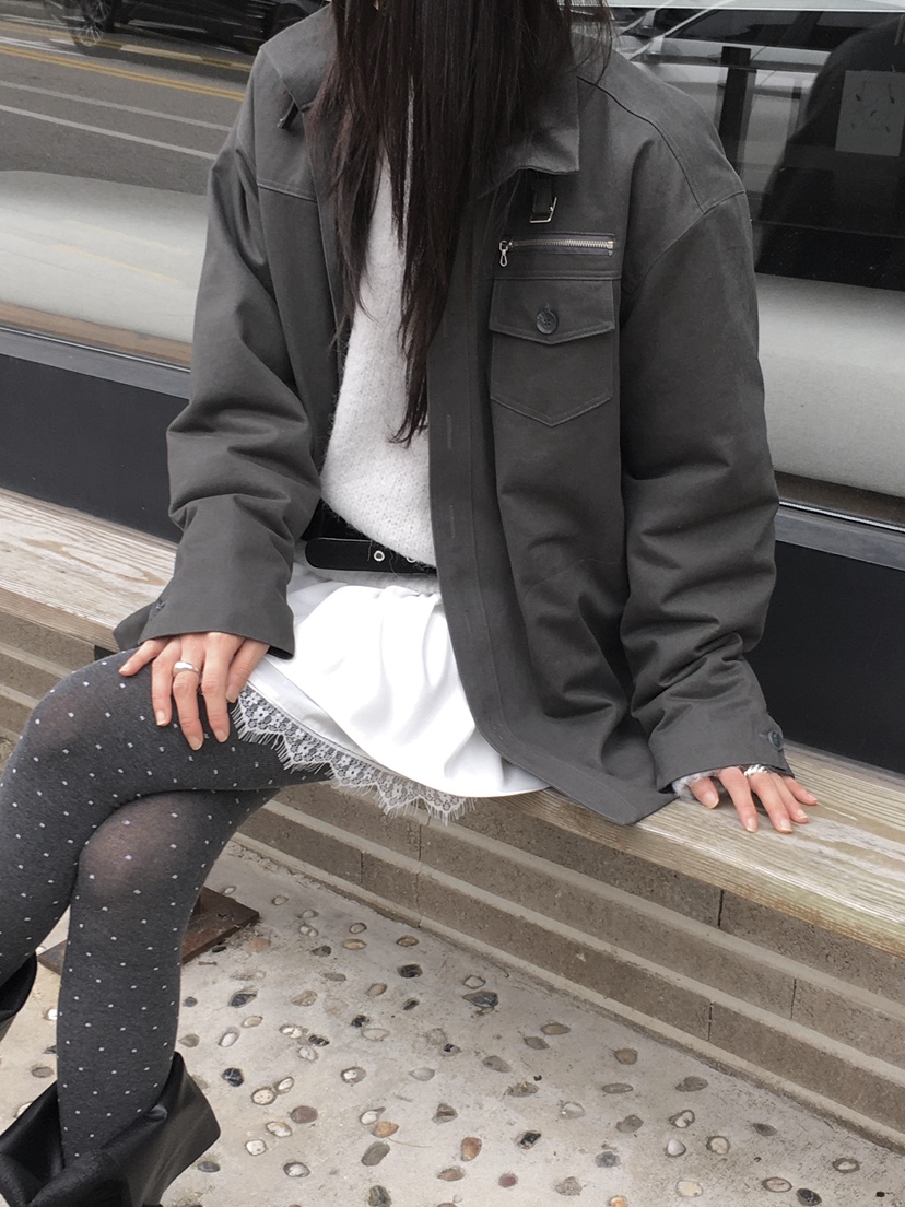 MONDAYMORING東大門㊣代購女裝新款休閑熱賣25秋冬夾克羊毛MONDAYMORING夾克
