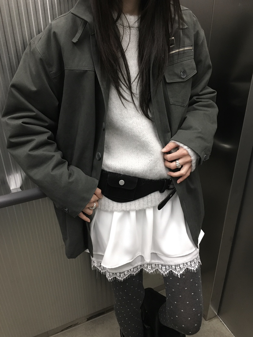 MONDAYMORING東大門㊣代購女裝新款休閑熱賣25秋冬夾克羊毛MONDAYMORING夾克