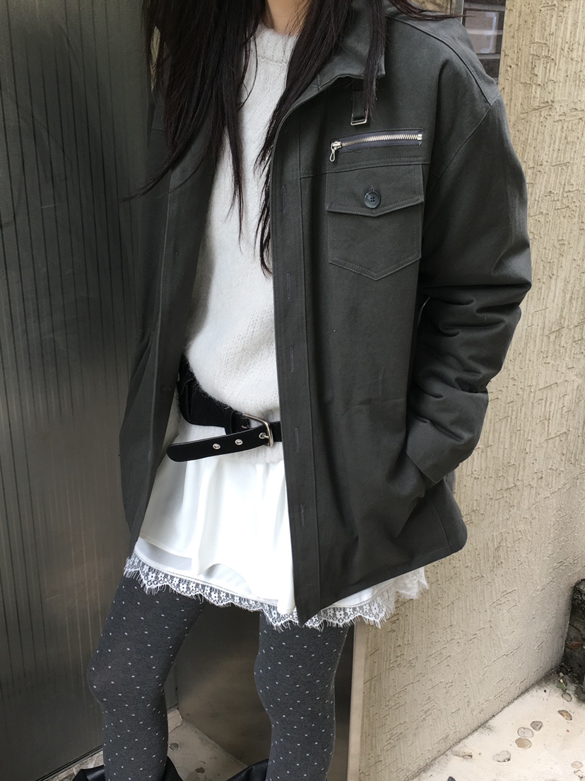 MONDAYMORING東大門㊣代購女裝新款休閑熱賣25秋冬夾克羊毛MONDAYMORING夾克