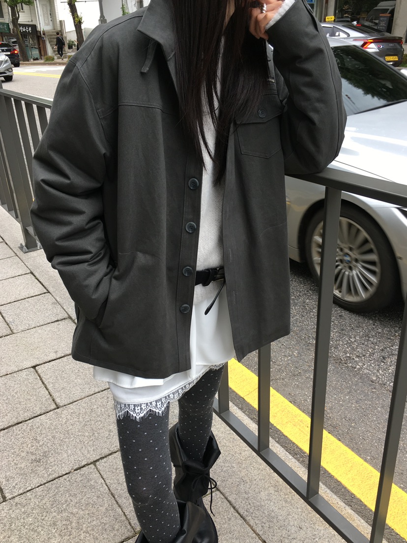 MONDAYMORING東大門㊣代購女裝新款休閑熱賣25秋冬夾克羊毛MONDAYMORING夾克圖色2