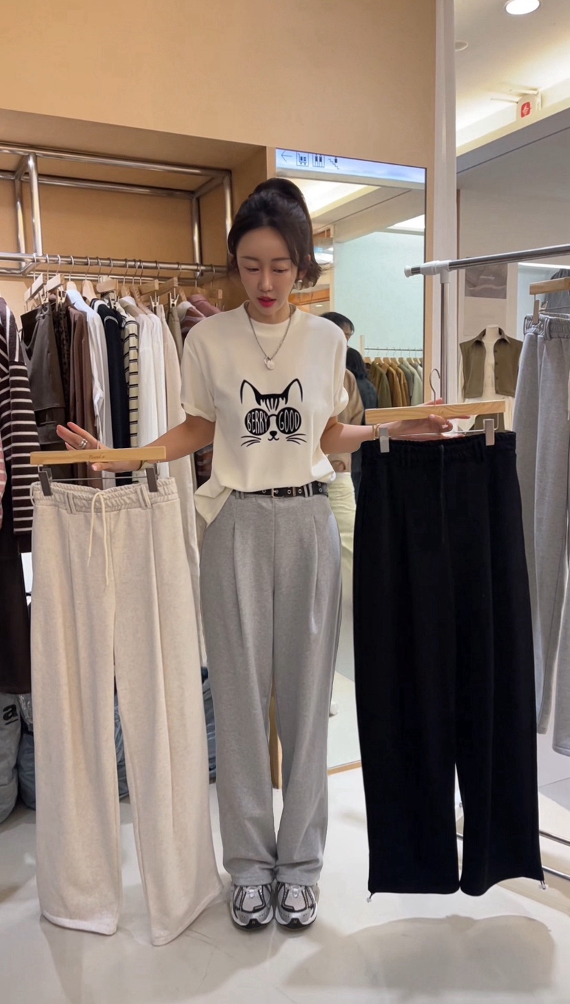 BOUND.A東大門㊣實拍女裝新品25秋冬休閑推薦真品人氣休閑褲BOUND.A休閑褲