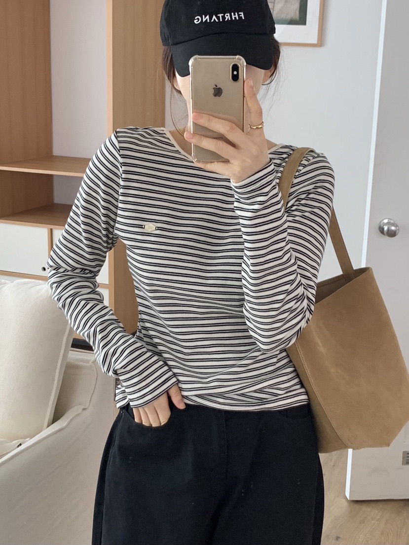 FORMSTUDIO東大門㊣代購女裝新品推薦休閑熱賣人氣長袖T恤圓領FORMSTUDIO長袖T恤