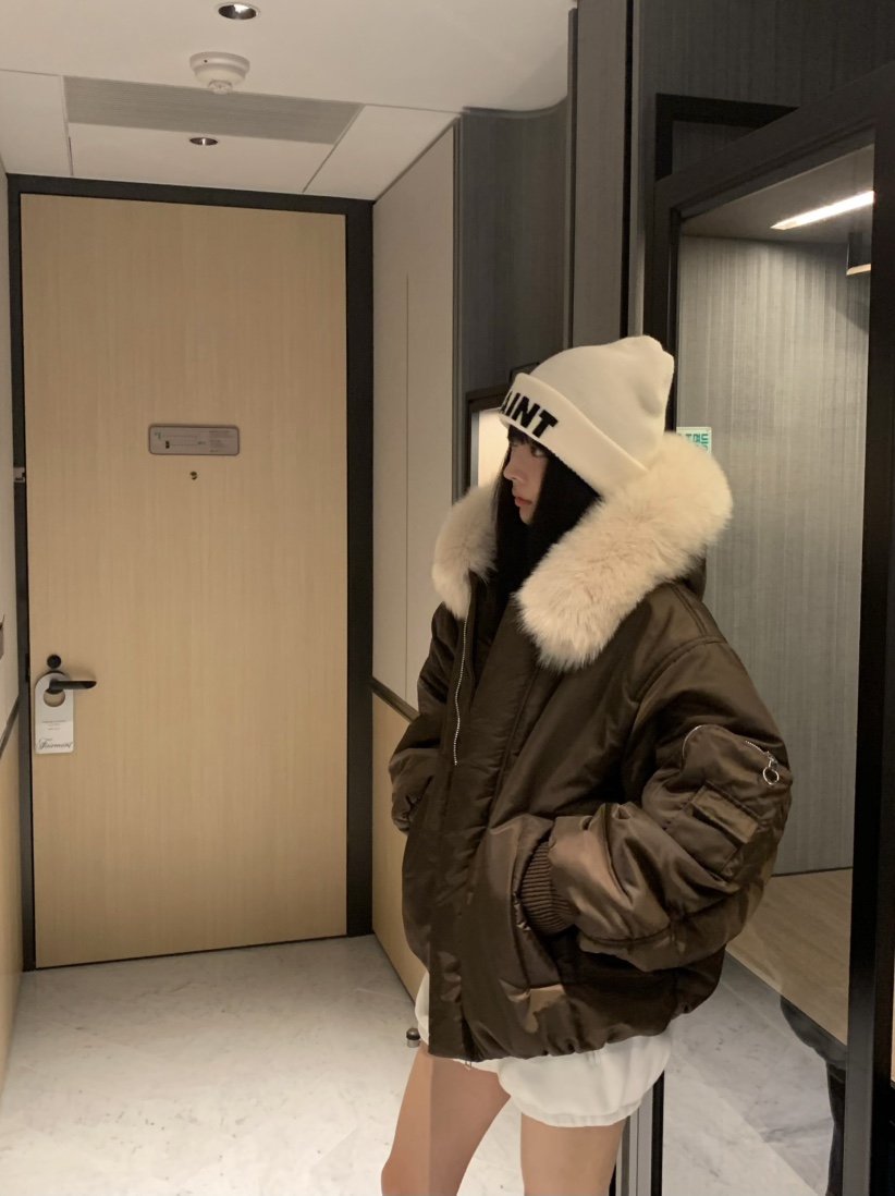 VIRKIN韓國直郵㊣女士新款時尚真品休閑人氣熱賣推薦短款棉服VIRKIN短款棉服