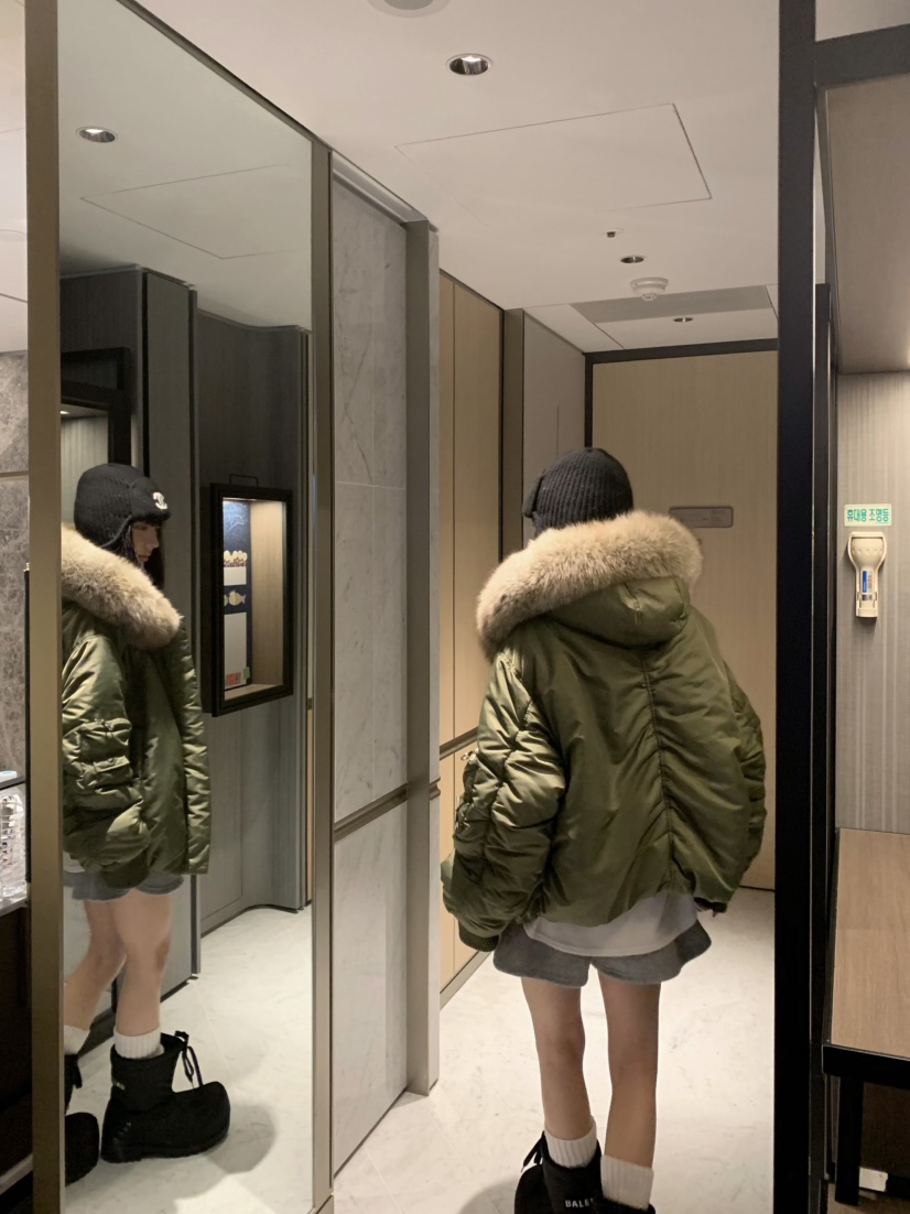 VIRKIN韓國直郵㊣女士新款時尚真品休閑人氣熱賣推薦短款棉服VIRKIN短款棉服
