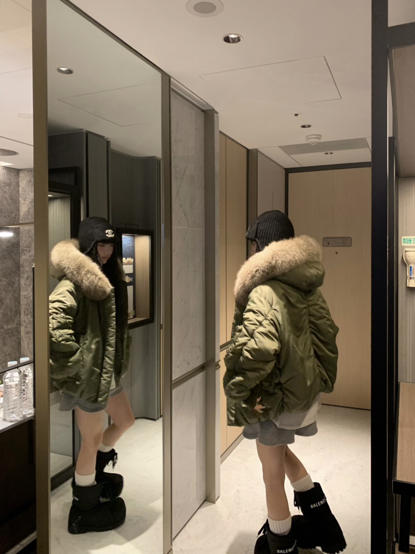 VIRKIN韓國直郵㊣女士新款時尚真品休閑人氣熱賣推薦短款棉服VIRKIN短款棉服