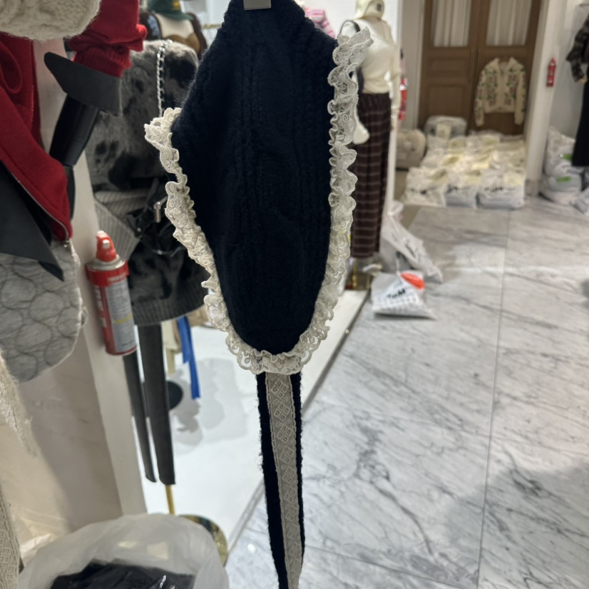 DE LINE韓國代購㊣女士新款熱賣時尚職業休閑25秋冬帽子手工DE LINE帽子圖色2