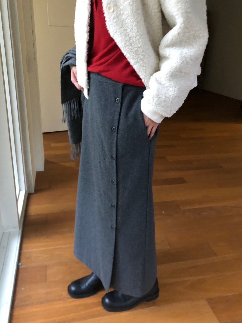 THE EYL東大門㊣實拍女士新品25秋冬真品推薦熱賣休閑長裙THE EYL長裙