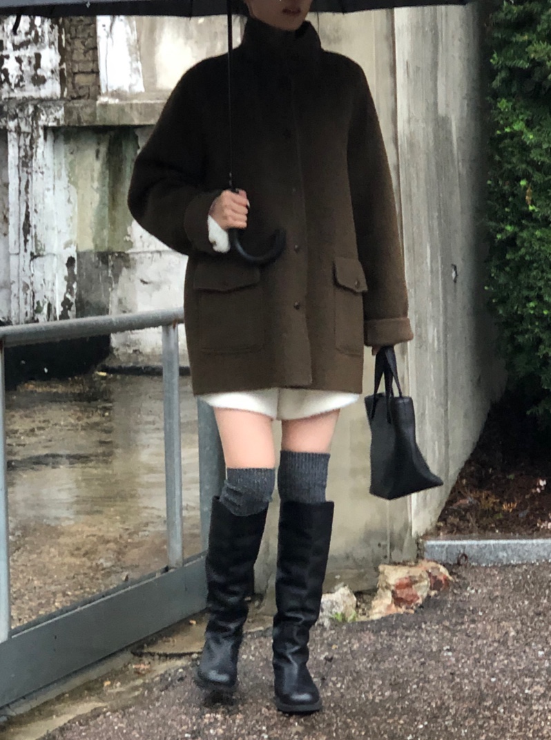 THE EYL東大門㊣實拍女士新款職業推薦人氣25秋冬中長款大衣THE EYL中長款大衣