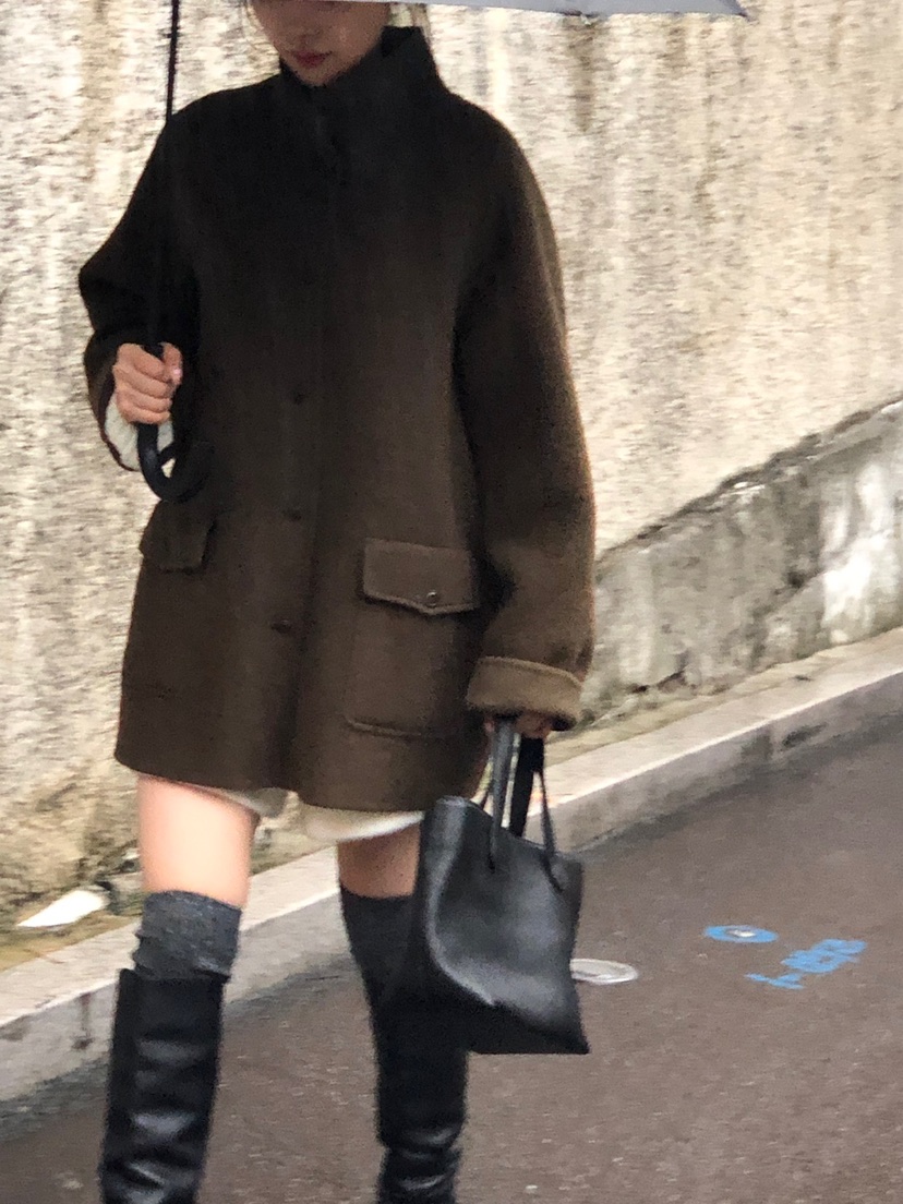 THE EYL東大門㊣實拍女士新款職業推薦人氣25秋冬中長款大衣THE EYL中長款大衣