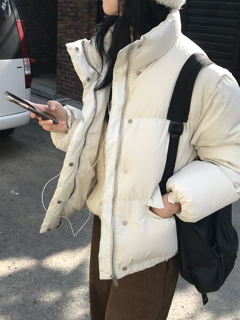 THE EYL東大門㊣實拍女裝新款時尚休閑熱賣短款羽絨服填充THE EYL短款羽絨服