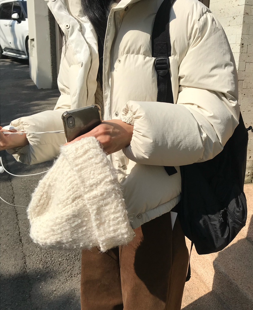THE EYL東大門㊣實拍女裝新款時尚休閑熱賣短款羽絨服填充THE EYL短款羽絨服