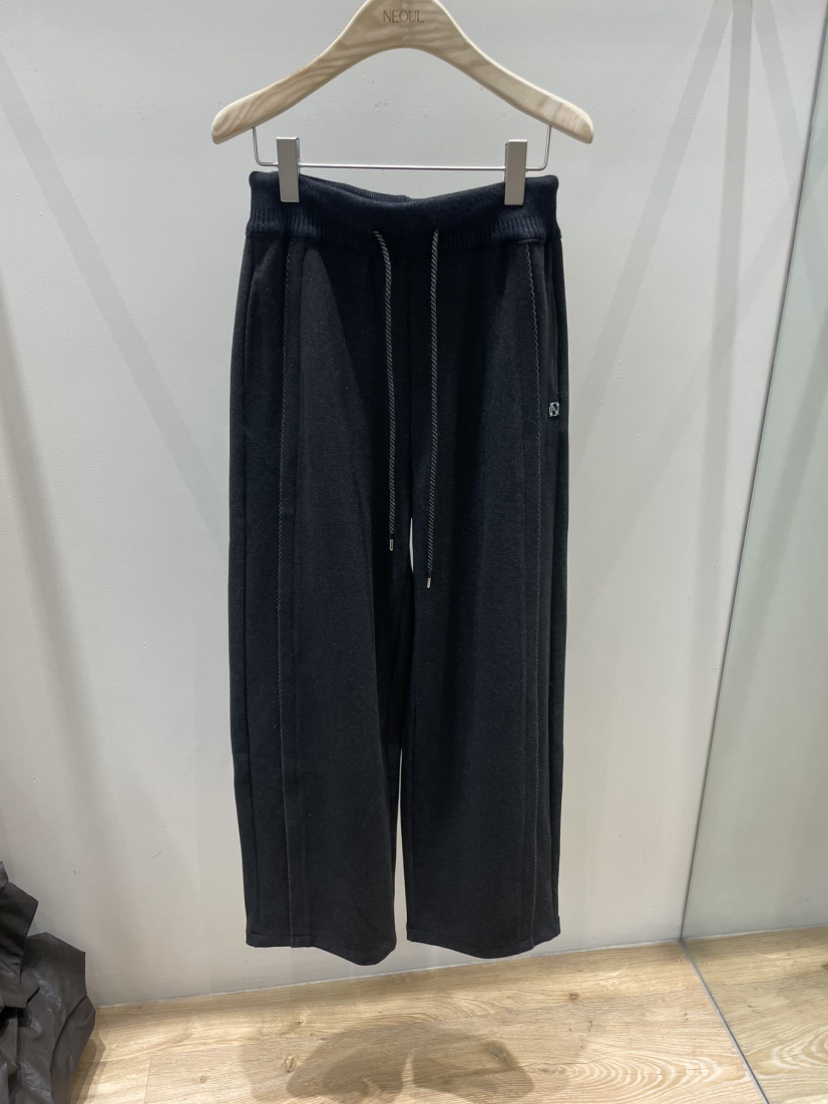 NEOUL東大門㊣直郵女士新品休閑真品推薦時尚人氣25秋冬休閑褲NEOUL/ahin雙領標簽休閑褲圖色2