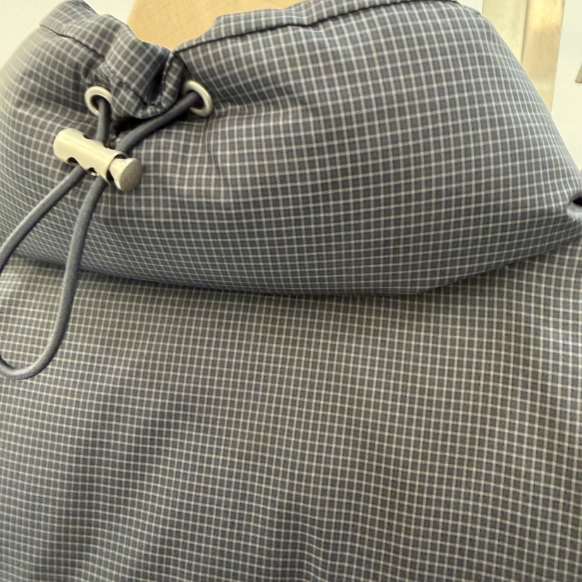 THE EYL東大門㊣代購女士新品職業時尚推薦短款羽絨服格紋THE EYL短款羽絨服