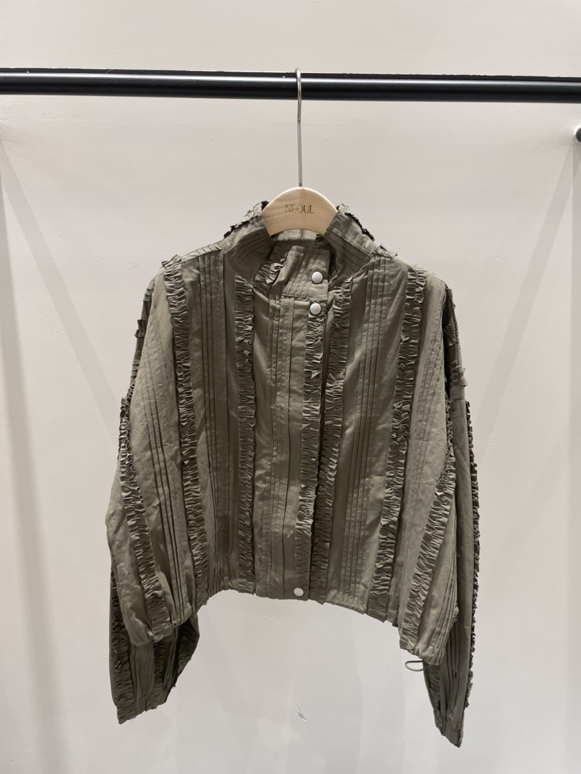 NEOUL韓國直郵㊣女裝新品職業熱賣時尚25秋冬推薦真品人氣夾克NEOUL/ahin雙領標簽夾克圖色2