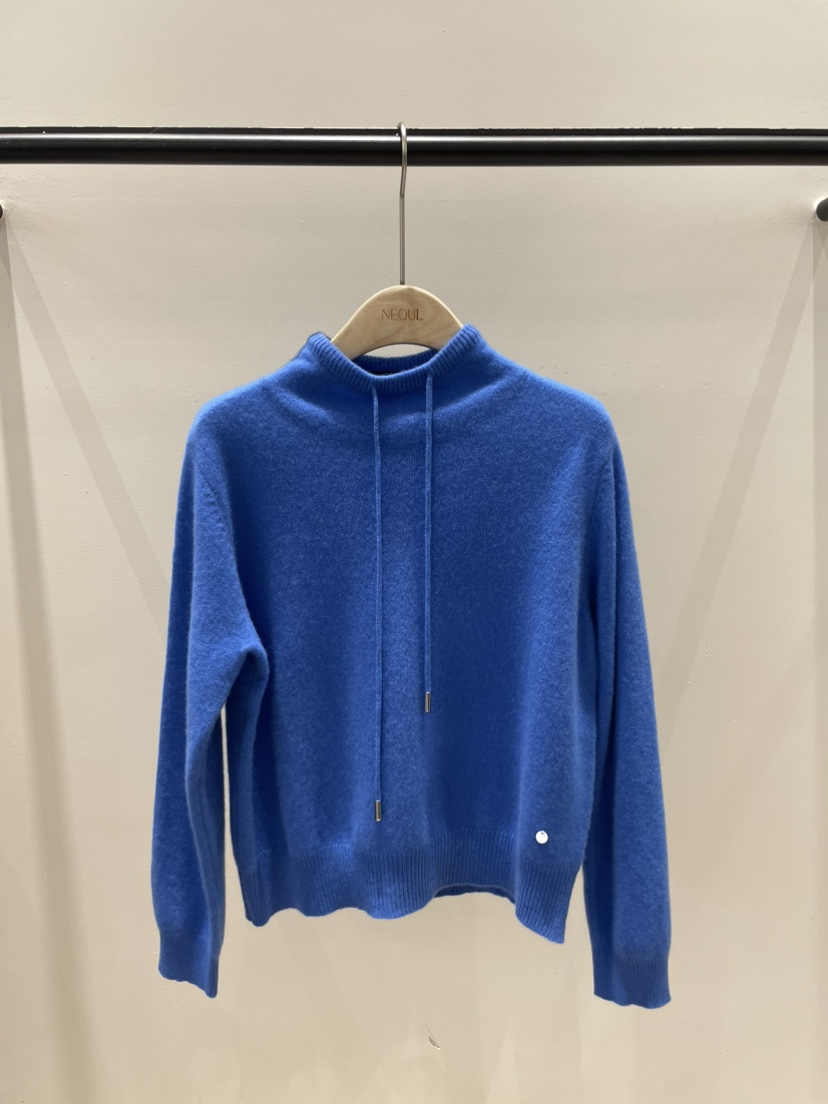 NEOUL韓國代購㊣女士新品熱賣人氣職業25秋冬真品休閑針織衫NEOUL/ahin雙領標簽針織衫圖色2