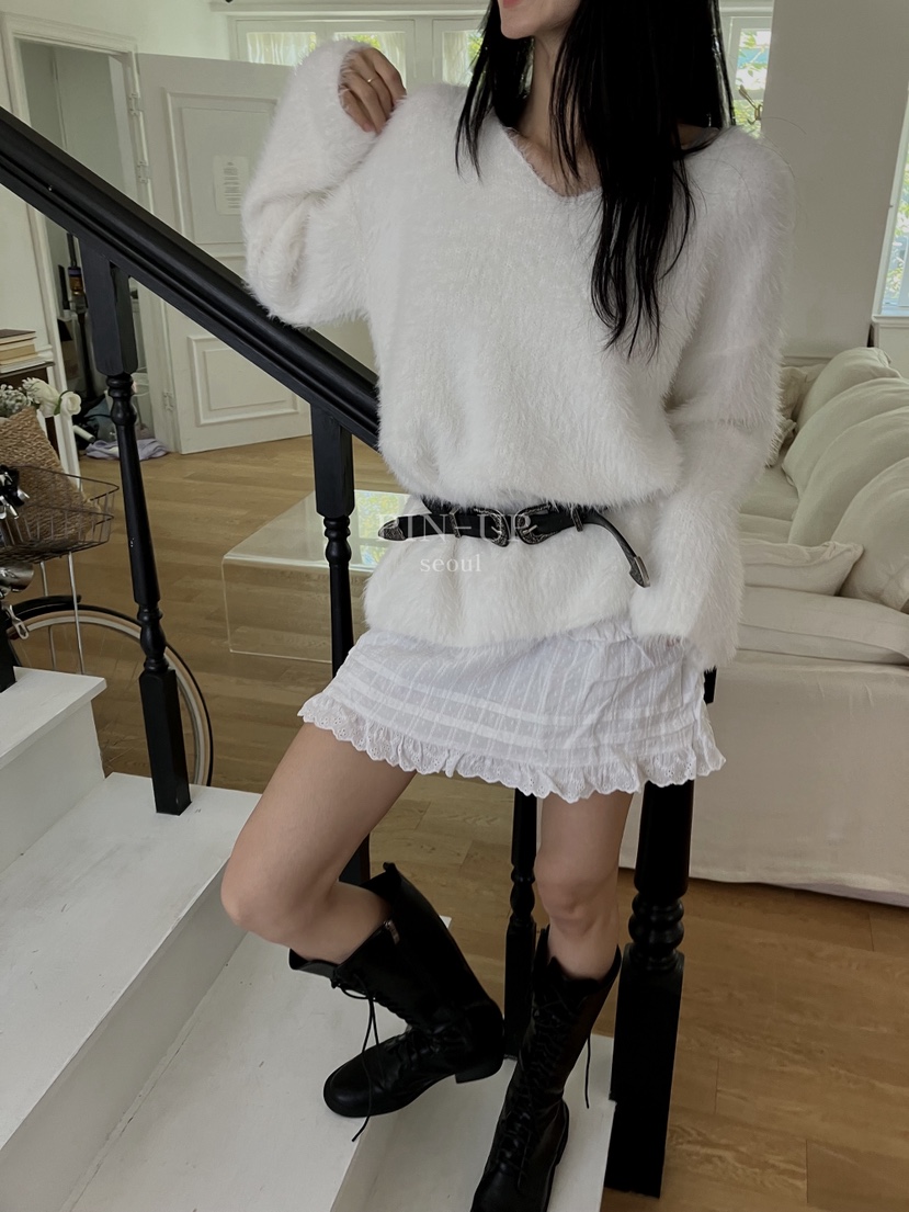 PIN-UP東大門㊣實拍女裝新品推薦職業25秋冬人氣真品針織衫PIN-UP針織衫