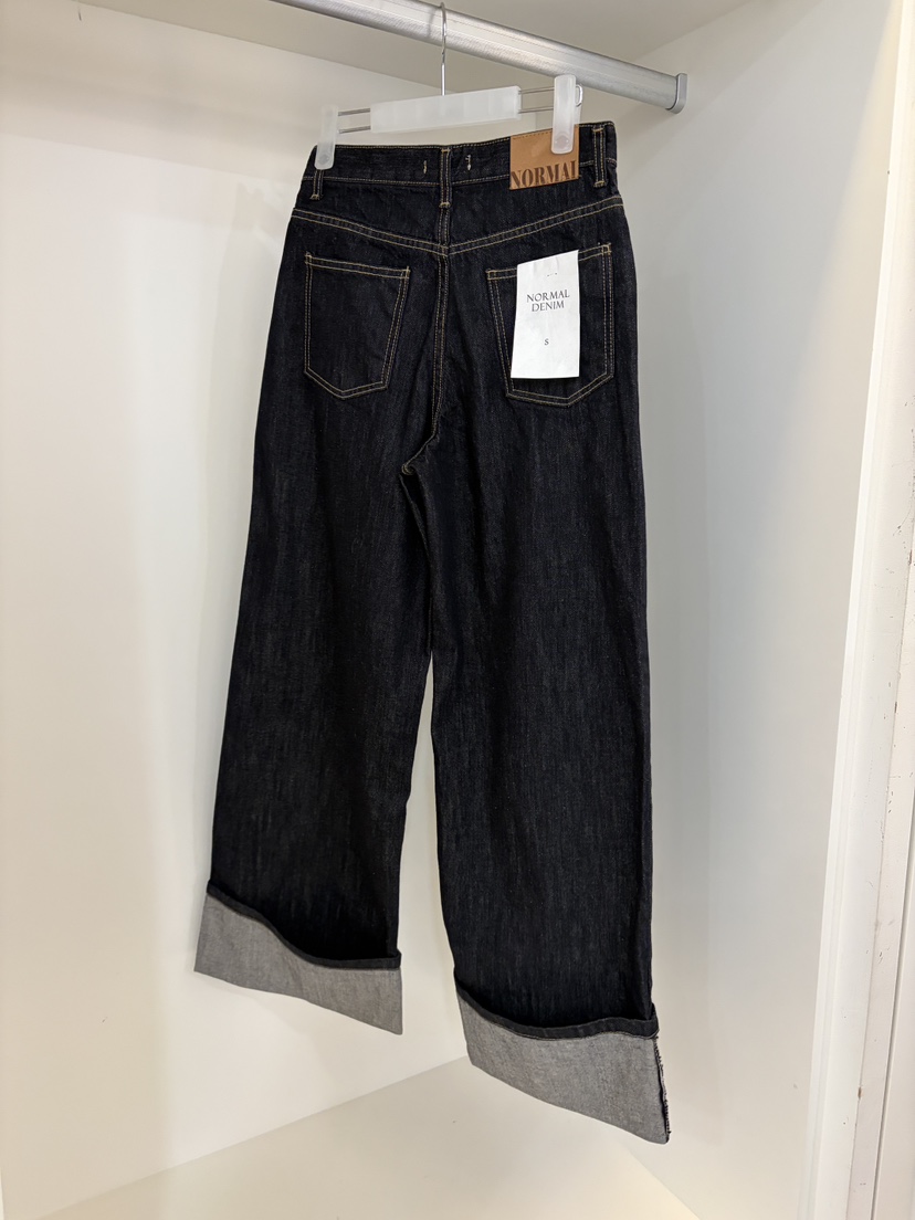 NORMAL韓國代購㊣女裝新品休閑25秋冬時尚真品職業熱賣牛仔褲NORMAL牛仔褲