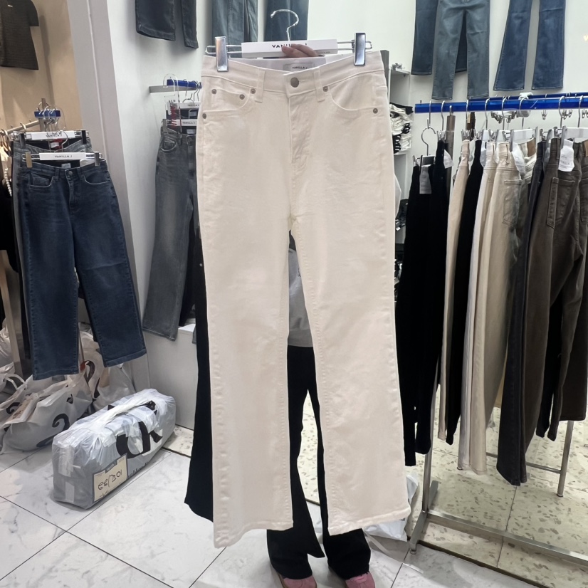 VANILLA J韓國直郵㊣女士新款職業25秋冬熱賣真品推薦牛仔褲VANILLA J牛仔褲圖色2