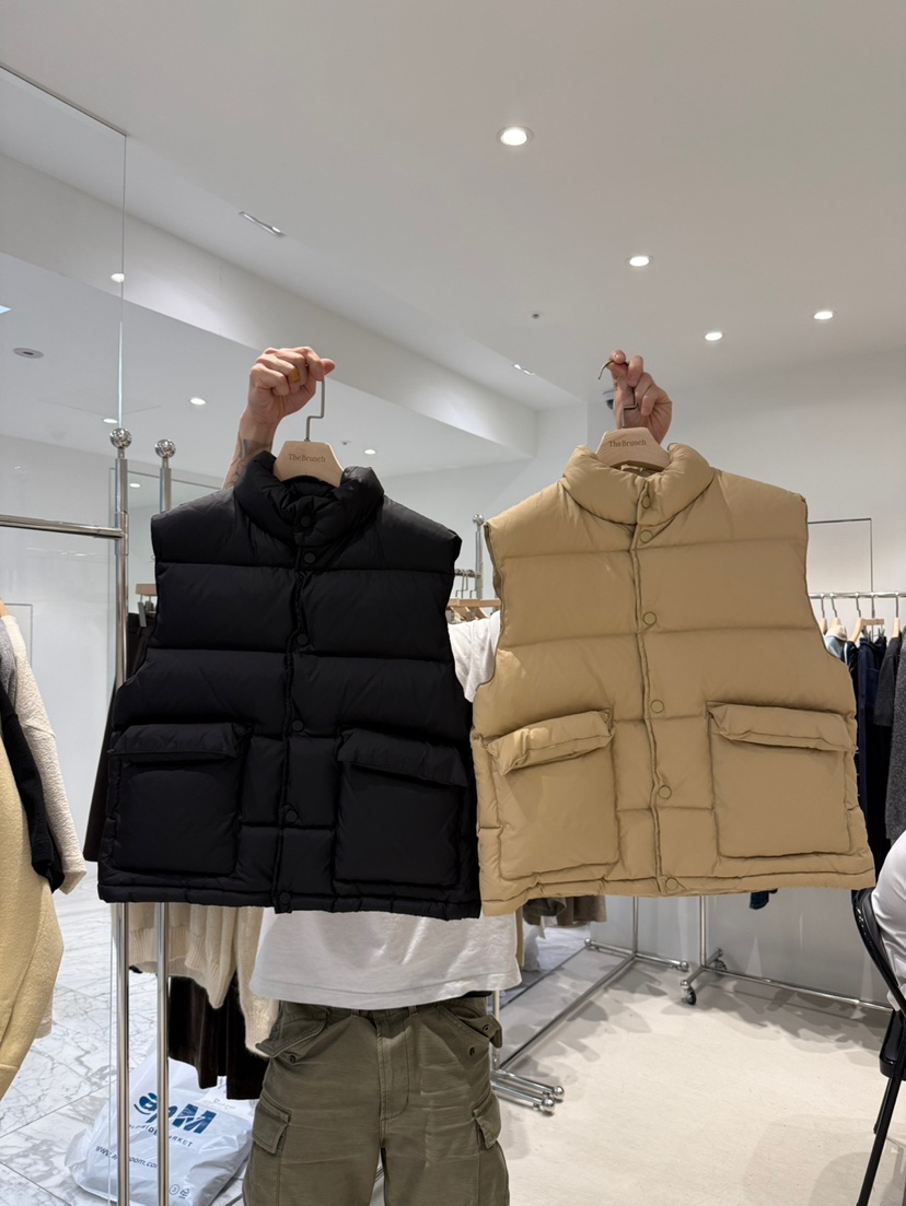 THE BRUNCH東大門㊣實拍女士新品25秋冬熱賣休閑馬甲填充絨THE BRUNCH馬甲